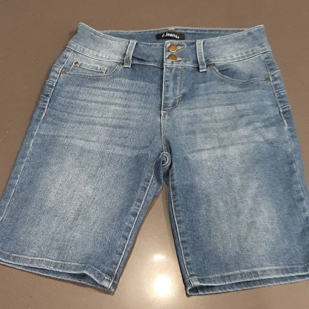 D. JEANS Denim Bermuda Shorts
